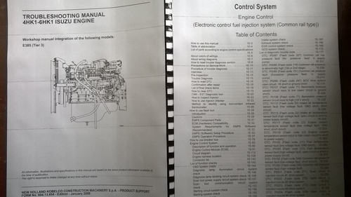 Product picture ISUZU 4HK1 -6HK1 ENGINE ELECTRICAL TROUBLESHOOTING manual